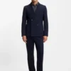 Bedrucktes Slim-Fit-Hemd aus Performance-Stretch-Jersey