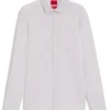 Bedrucktes Slim-Fit-Hemd aus Performance-Stretch-Jersey