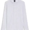 Bedrucktes Slim-Fit-Hemd aus Performance-Stretch-Jersey
