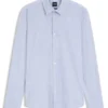 Bedrucktes Slim-Fit-Hemd aus Performance-Stretch-Jersey Bedrucktes Slim-Fit-Hemd aus Performance-Stretch-Jersey