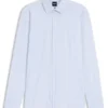 Bedrucktes Slim-Fit-Hemd aus Performance-Stretch-Jersey