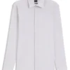 Bedrucktes Slim-Fit-Hemd aus Performance-Stretch-Jersey