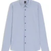 Bedrucktes Slim-Fit-Hemd aus Performance-Stretch-Jersey