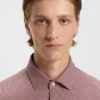 Bedrucktes Slim-Fit-Hemd aus Stretch-Jersey