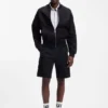 Bedrucktes Slim-Fit-Hemd aus Stretch-Jersey