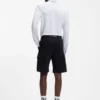 Bedrucktes Slim-Fit-Hemd aus Stretch-Jersey