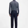 Bedrucktes Slim-Fit-Hemd aus Stretch-Jersey