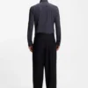 Bedrucktes Slim-Fit-Hemd aus Stretch-Jersey