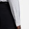 Bedrucktes Slim-Fit-Hemd aus Stretch-Jersey