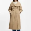 Übergroßer Trenchcoat mit wasserabweisender Ausrüstung