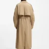 Übergroßer Trenchcoat mit wasserabweisender Ausrüstung