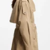 Übergroßer Trenchcoat mit wasserabweisender Ausrüstung