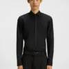 Bügelleichtes Slim-Fit-Hemd aus Baumwollpopeline