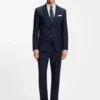 Bügelleichtes Slim-Fit-Hemd aus Baumwollpopeline Bügelleichtes Slim-Fit-Hemd aus Baumwollpopeline