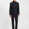Bügelleichtes Slim-Fit-Hemd aus Baumwollpopeline Bügelleichtes Slim-Fit-Hemd aus Baumwollpopeline