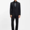 Bügelleichtes Slim-Fit-Hemd aus Baumwollpopeline Bügelleichtes Slim-Fit-Hemd aus Baumwollpopeline