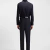 Bügelleichtes Slim-Fit-Hemd aus Baumwollpopeline Bügelleichtes Slim-Fit-Hemd aus Baumwollpopeline