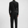 Bügelleichtes Slim-Fit-Hemd aus Baumwollpopeline