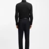 Bügelleichtes Slim-Fit-Hemd aus Baumwollpopeline Bügelleichtes Slim-Fit-Hemd aus Baumwollpopeline