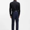 Bügelleichtes Slim-Fit-Hemd aus Baumwollpopeline Bügelleichtes Slim-Fit-Hemd aus Baumwollpopeline