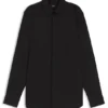 Bügelleichtes Slim-Fit-Hemd aus Baumwollpopeline Bügelleichtes Slim-Fit-Hemd aus Baumwollpopeline