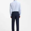 Bügelleichtes Slim-Fit-Hemd aus Baumwolltwill