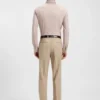 Bügelleichtes Slim-Fit-Hemd aus Stretch-Baumwolltwill