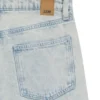 Blaue Jeans im Boyfriend-Schnitt aus festem Denim