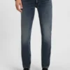 Blaue Jeans in Extra-Slim-Fit aus Stretch-Denim