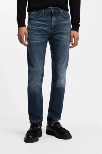 Blaue Jeans in Extra-Slim-Fit aus Stretch-Denim