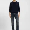 Blaue Jeans in Extra-Slim-Fit aus Stretch-Denim