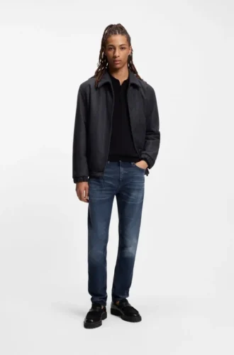 Blaue Jeans in Extra-Slim-Fit aus Stretch-Denim