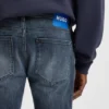 Blaue Jeans in Extra-Slim-Fit aus Stretch-Denim