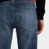 Blaue Jeans in Extra-Slim-Fit aus Stretch-Denim