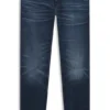 Blaue Jeans in Extra-Slim-Fit aus Stretch-Denim