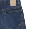 Blaue Jeans in Relaxed-Fit aus festem Denim