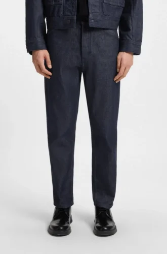 Blaue Jeans in Relaxed-Fit aus japanischem Denim