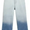 Blaue Kinder-Jeans in lockerer Passform mit Farbverlauf