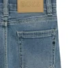 Blaue Kinder-Jeans in Regular-Fit aus Stretch-Denim