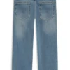 Blaue Kinder-Jeans in Regular-Fit aus Stretch-Denim