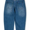 Blaue, locker sitzende Kinder-Jeans aus Stretch-Denim Blaue, locker sitzende Kinder-Jeans aus Stretch-Denim