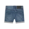 Blaue Shorts für Kinder aus Stretch-Denim
