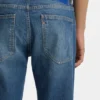 Blaue Skinny-Fit-Jeans aus Stretch-Denim