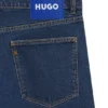 Blaue Skinny-Fit-Jeans aus Stretch-Denim