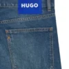 Blaue Skinny-Fit-Jeans aus Stretch-Denim
