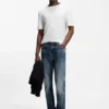 Blaue Slim-Fit-Jeans aus Comfort-Stretch-Denim
