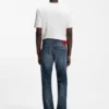 Blaue Slim-Fit-Jeans aus Comfort-Stretch-Denim