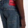 Blaue Slim-Fit-Jeans aus Comfort-Stretch-Denim