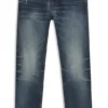 Blaue Slim-Fit-Jeans aus Comfort-Stretch-Denim