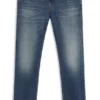 Blaue Slim-Fit-Jeans aus komfortablem Stretch-Denim